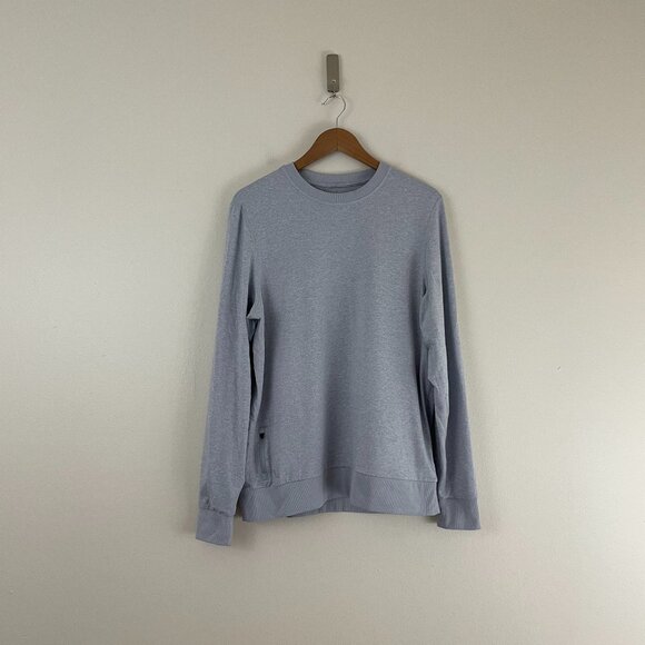 Vuori Other - Vuori Dreamknit Ponto Performance Crew Shirt in Light Grey Men's Size Large